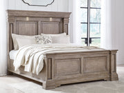 Blairhurst Queen Panel Bed with Dresser and Nightstand in Light Grayish Brown from Ashley - DMV Furniture