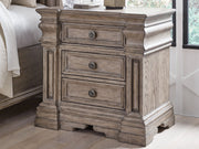 Blairhurst Queen Panel Bed with Dresser and Nightstand in Light Grayish Brown from Ashley - DMV Furniture