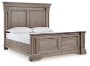Blairhurst Queen Panel Bed with Dresser and Nightstand in Light Grayish Brown from Ashley - DMV Furniture