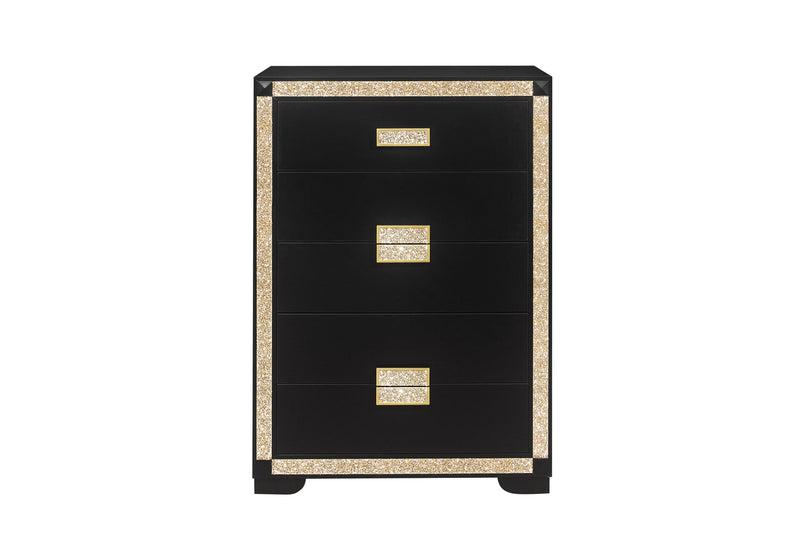 Blake Black/Gold Chest - DMV FurnitureChest