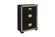Blake Black/Gold Chest - DMV FurnitureChest