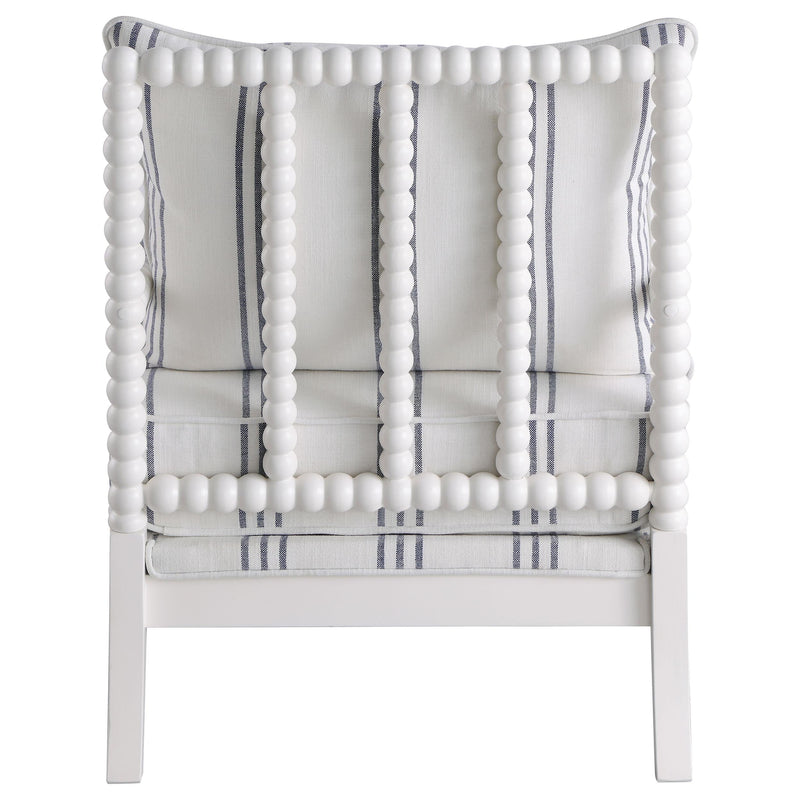 Blanchett Upholstered Bobbin Accent Chair White - 903835