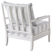 Blanchett Upholstered Bobbin Accent Chair White - 903835