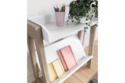 Blariden White/Tan Small Bookcase - DMV FurnitureBookcases