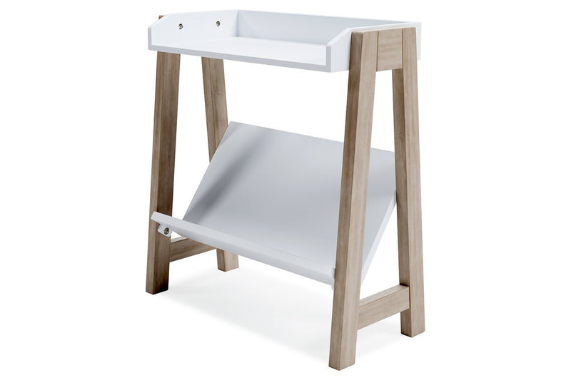 Blariden White/Tan Small Bookcase - DMV FurnitureBookcases