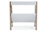 Blariden White/Tan Small Bookcase - DMV FurnitureBookcases