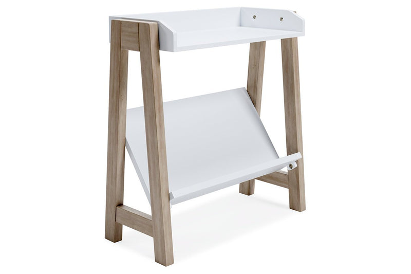 Blariden White/Tan Small Bookcase - DMV FurnitureBookcases