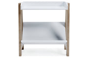 Blariden White/Tan Small Bookcase - DMV FurnitureBookcases