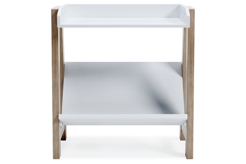 Blariden White/Tan Small Bookcase - DMV FurnitureBookcases