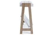 Blariden White/Tan Small Bookcase - DMV FurnitureBookcases