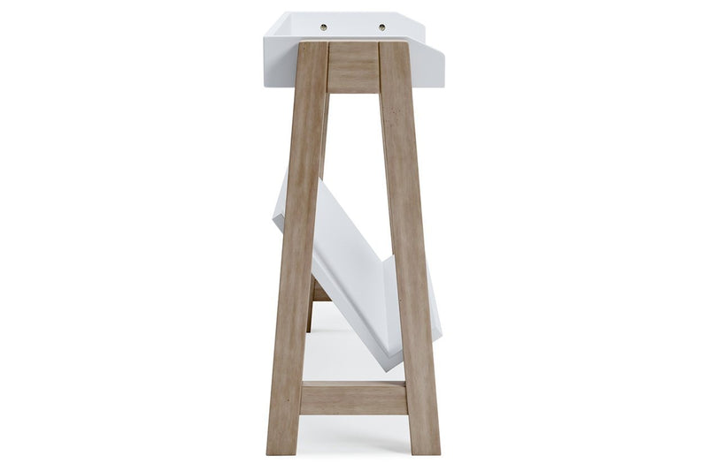 Blariden White/Tan Small Bookcase - DMV FurnitureBookcases