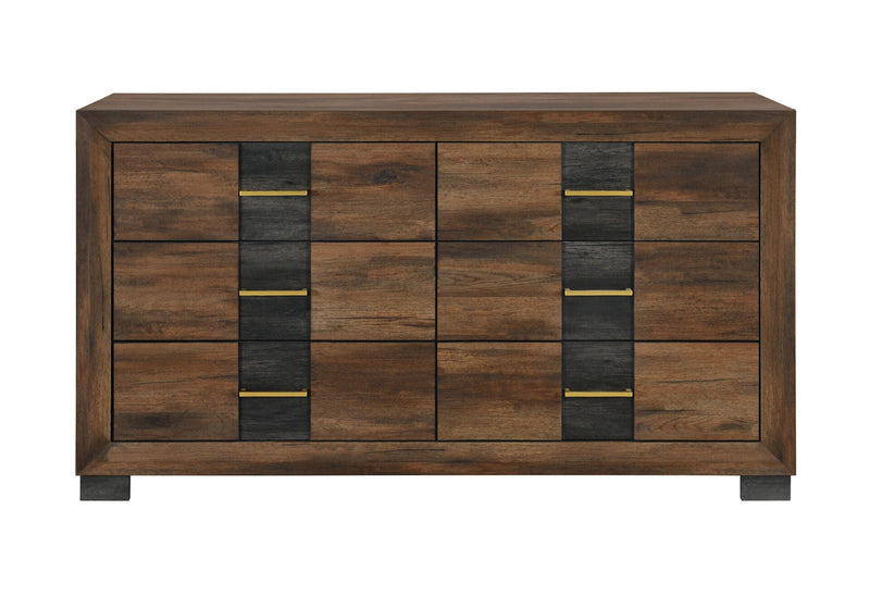 Optimus Brown/Black Dresser - OPTIMUS-BRWN/BLK-DR