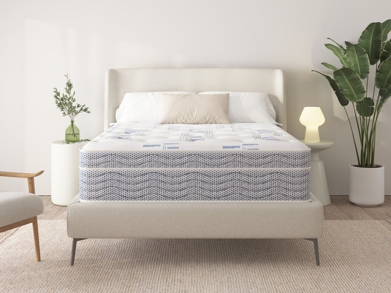 Blue Jade Series Full Mattress - With Boxspring - 47755665178841