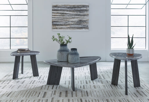 Bluebond Gray Table (Set of 3) - T390-13