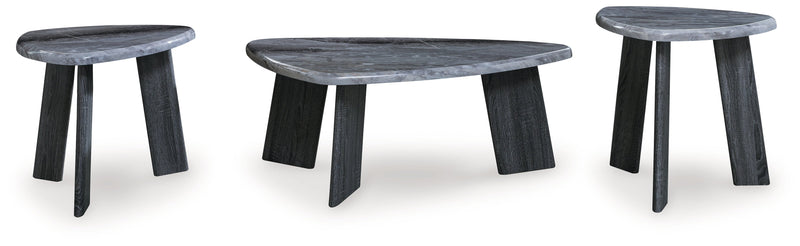 Bluebond Gray Table (Set of 3) - T390-13