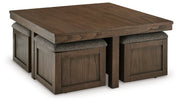 Boardernest Coffee Table with 4 Stools - DMV FurnitureCocktail Table