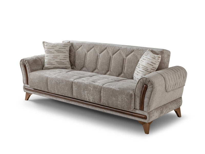 Bodrum Convertible Loveseat in Beige - 200-ST-BOD-HENRY07-2