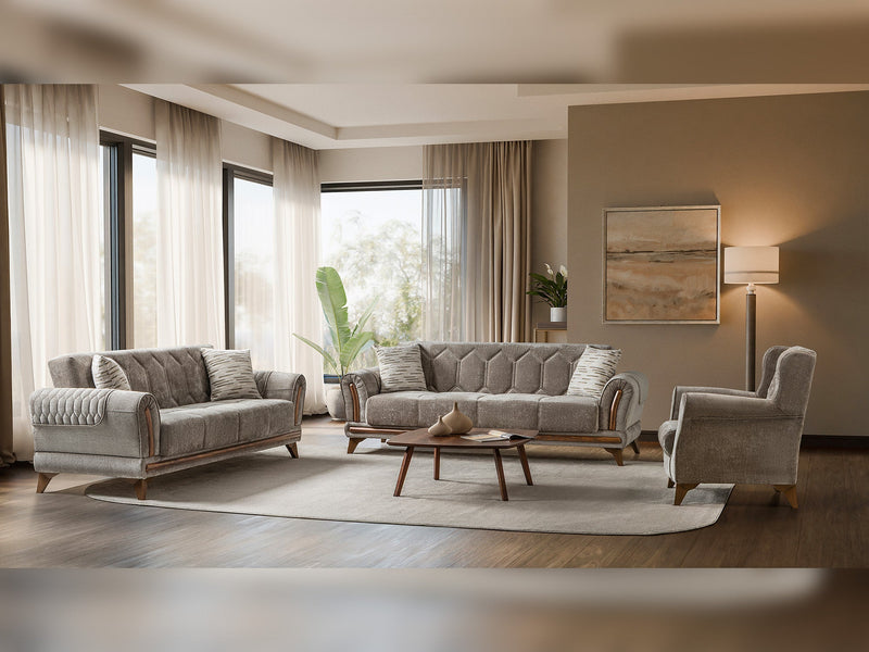 Bodrum Convertible Loveseat in Beige - 200-ST-BOD-HENRY07-2