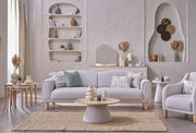 Boheems 3 Seat Sleeper Cream) - DMV FurnitureSleeper Sofa
