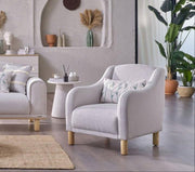 Boheems Accent Chair (Cream) - DMV FurnitureLiving Room Chair