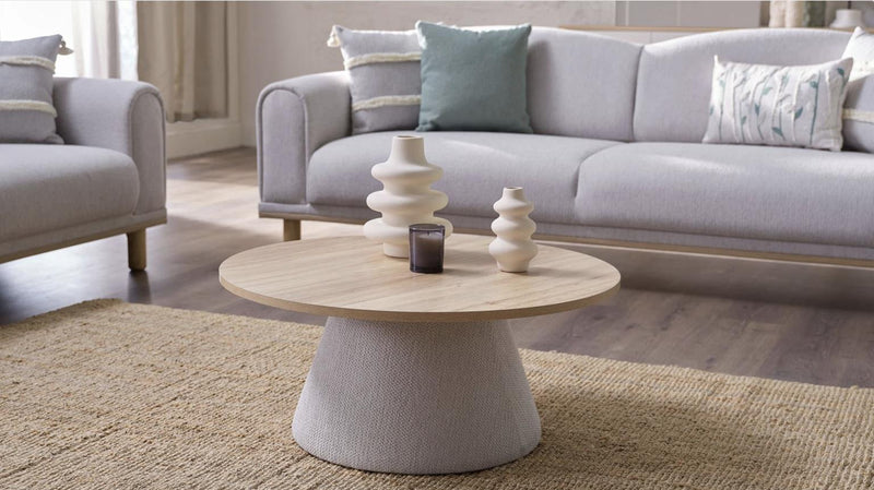 Boheems Love Seat (Cream) - DMV FurnitureLoveseat