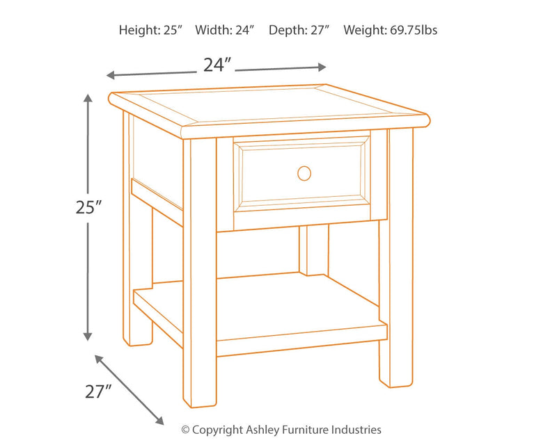 Bolanburg 2 End Tables in Two-tone - PKG008535