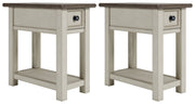 Bolanburg 2 End Tables in Two-tone - PKG010340
