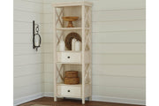 Bolanburg Antique White Display Cabinet - DMV FurnitureServer