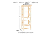 Bolanburg Antique White Display Cabinet - DMV FurnitureServer