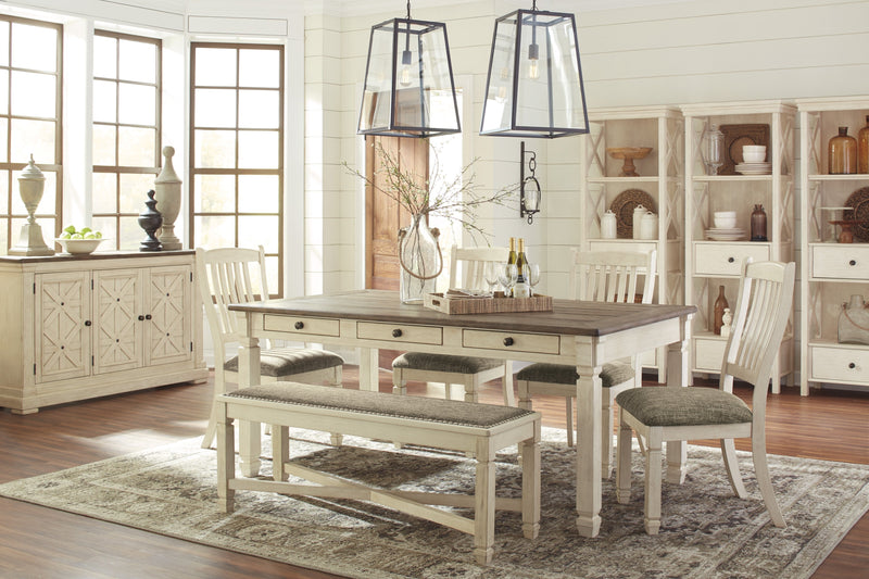 Bolanburg Antique White - Oak Dining Room Set - DMV FurnitureDining Room Set