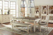 Bolanburg Antique White - Oak Dining Room Set - DMV FurnitureDining Room Set