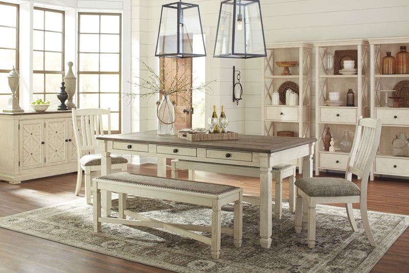 Bolanburg Antique White - Oak Dining Room Set - DMV FurnitureDining Room Set