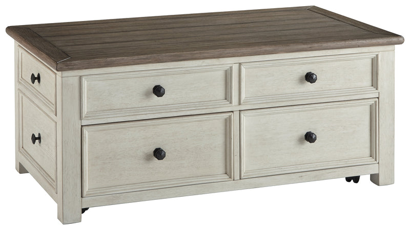 Bolanburg Coffee Table with 1 End Table in Two-tone - PKG010342