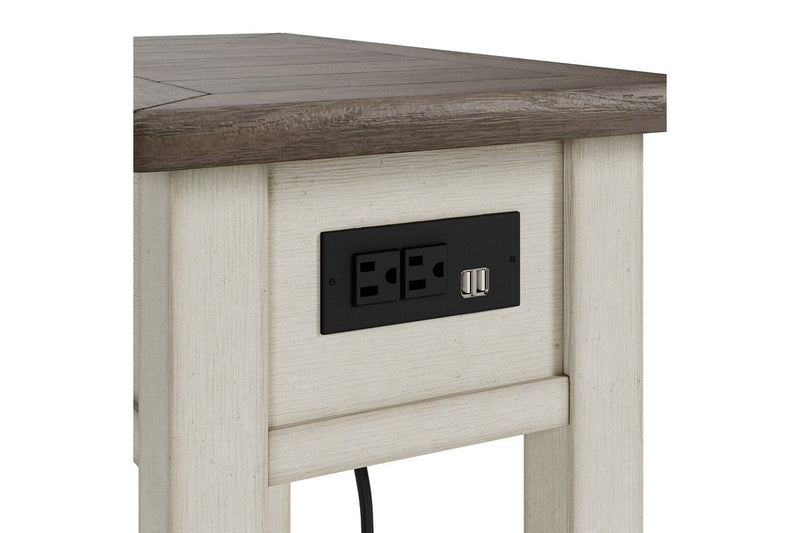 Bolanburg Two - tone Chairside End Table - DMV FurnitureEnd Table Chair Side