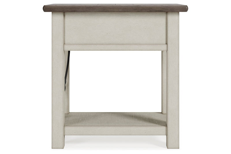 Bolanburg Two - tone Chairside End Table - DMV FurnitureEnd Table Chair Side
