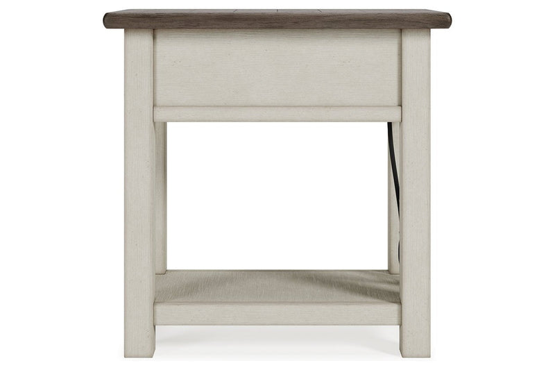 Bolanburg Two - tone Chairside End Table - DMV FurnitureEnd Table Chair Side