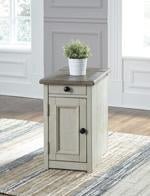 Bolanburg Two - tone Chairside End Table with USB Ports & Outlets - DMV FurnitureEnd Table Chair Side