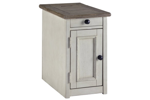 Bolanburg Two - tone Chairside End Table with USB Ports & Outlets - DMV FurnitureEnd Table Chair Side