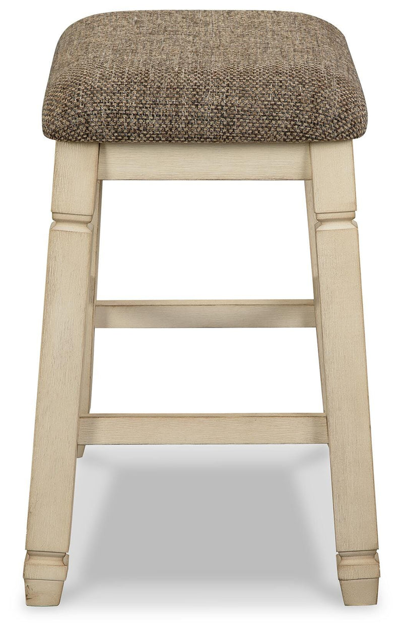 Bolanburg Two-tone Counter Height Bar Stool (Set of 2) - D647-024X2