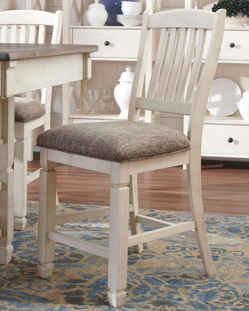 Bolanburg Two-tone Counter Height Bar Stool (Set of 2) - D647-124X2
