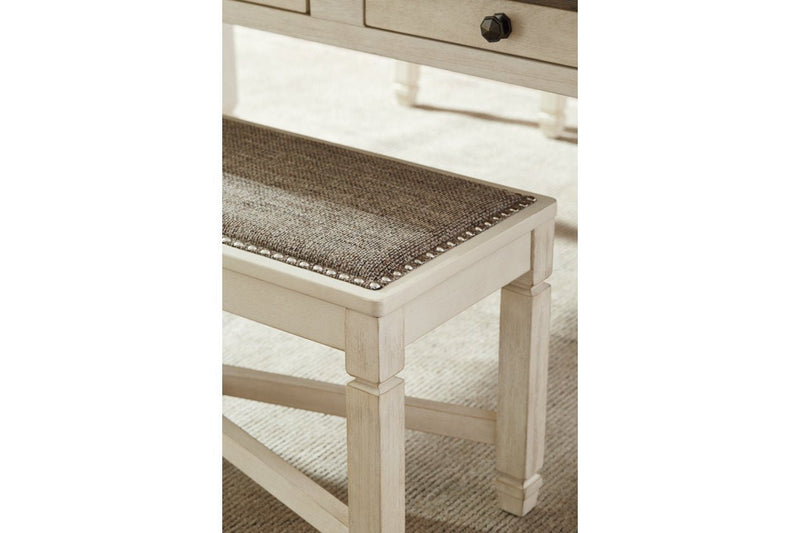 Bolanburg Two - tone Dining Bench - DMV FurnitureAccent Bench