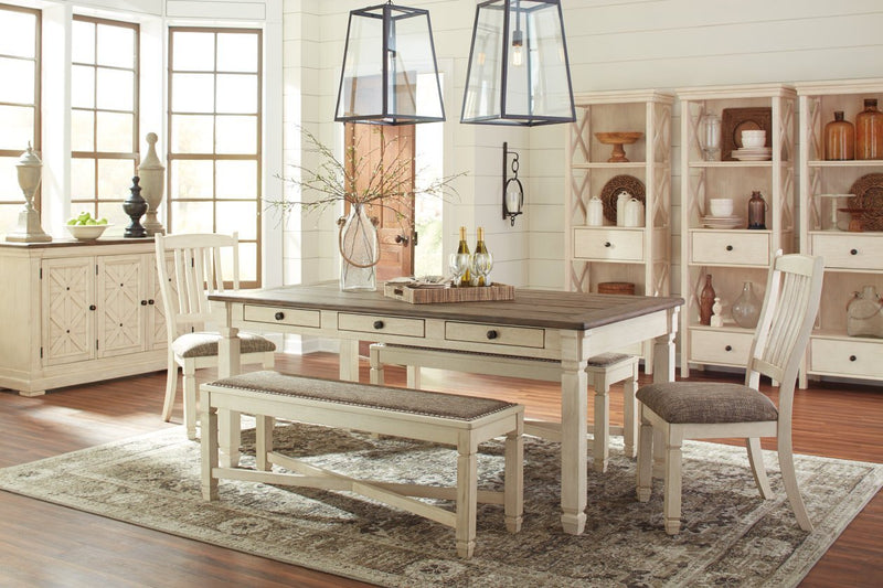Bolanburg Two - tone Dining Bench - DMV FurnitureAccent Bench