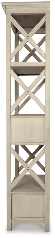 Bolanburg Two-tone Dining Table, 4 Chairs, Bench, Server and Display Cabinet - D647D24