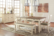 Bolanburg Two - tone Rectangular Dining Set - DMV FurnitureDining Room Set