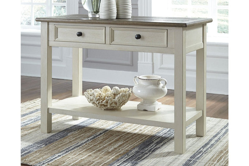 Bolanburg Two - tone Sofa/Console Table - DMV FurnitureEnd Table