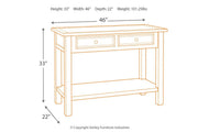 Bolanburg Two - tone Sofa/Console Table - DMV FurnitureEnd Table