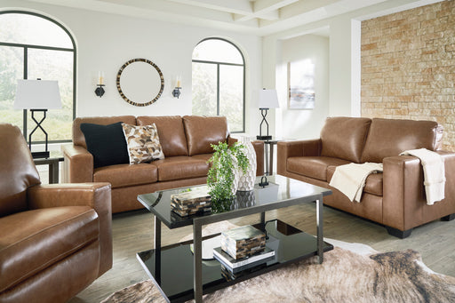 Bolsena Caramel Leather Living Room Set - DMV FurnitureLiving Room Set