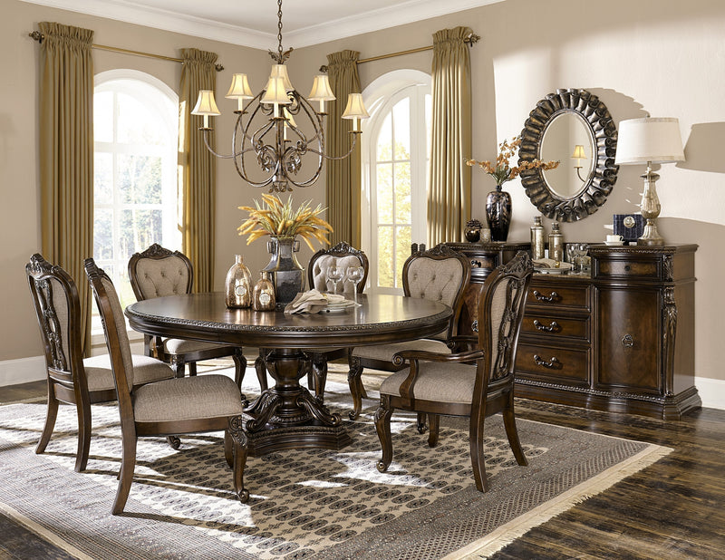 Bonaventure Park Cherry Round/Oval Dining Set - DMV FurnitureDining Room Set