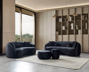 Bonita Black Velvet Living Room Set from Nova Furniture - DMV Furniture
