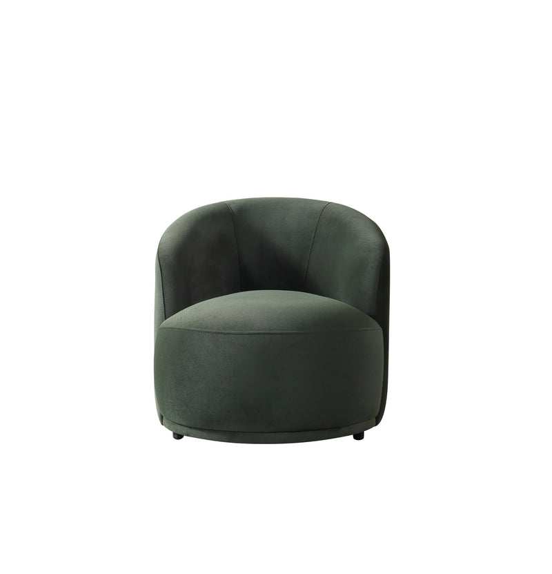 Bonita Green Velvet Accent Chair from Nova Furniture - DMV Furniture